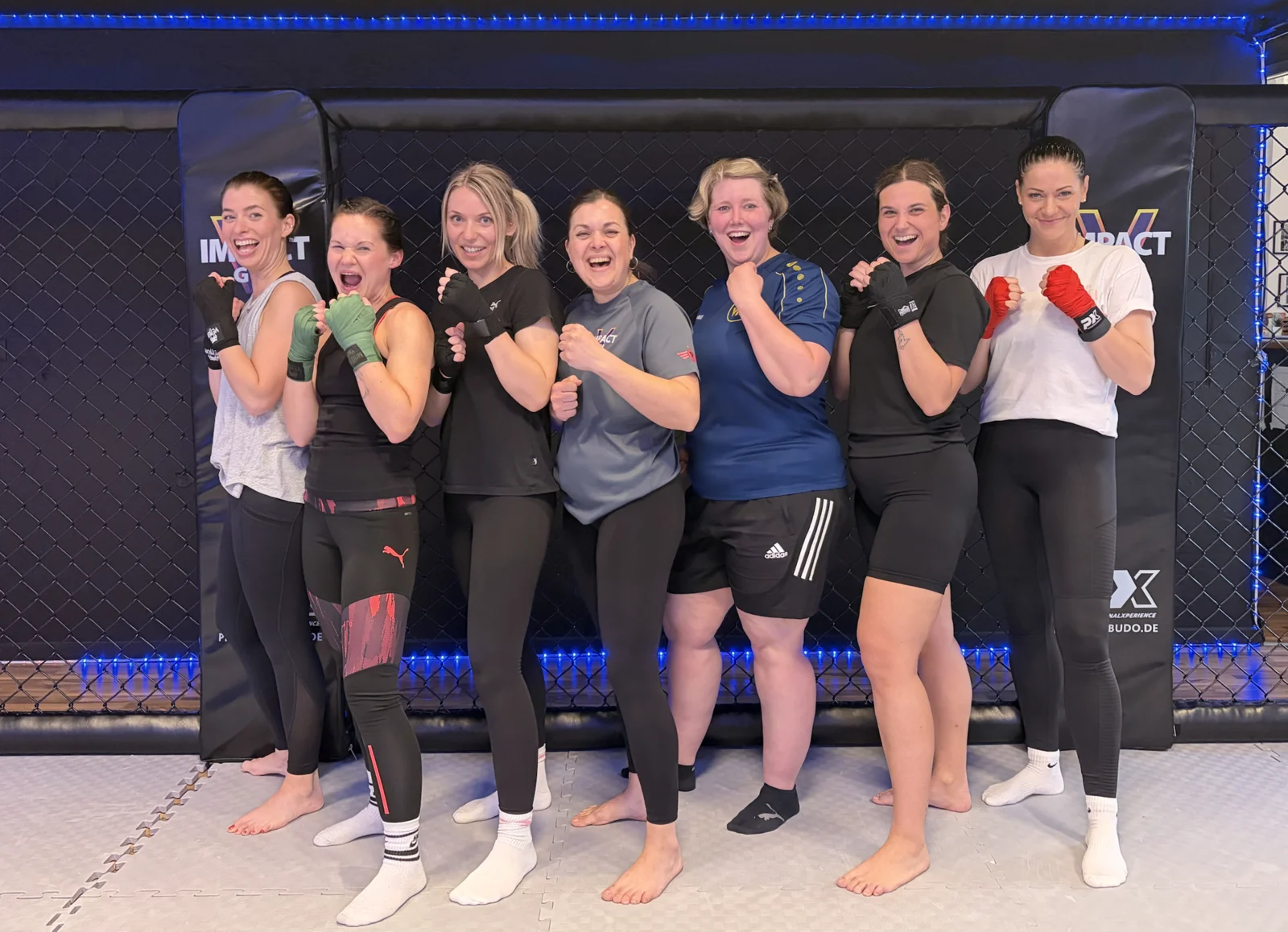 Fitnessboxen Frauen Training bei Impact Gym Versmold