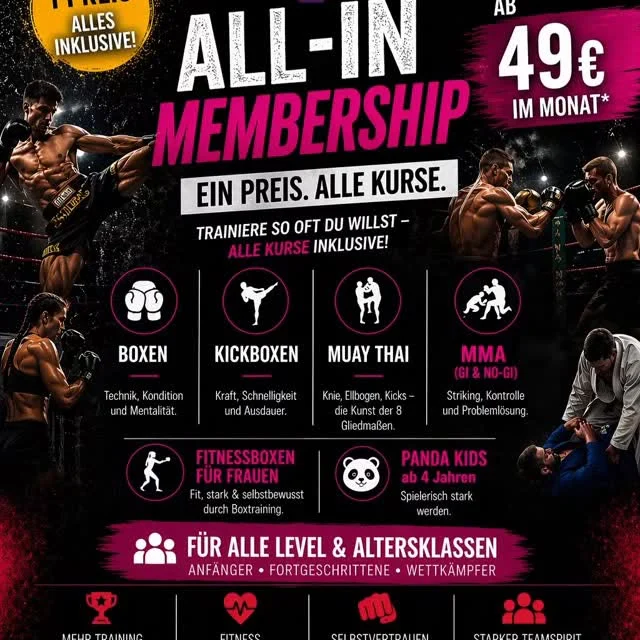 All-In Membership im Impact Gym Versmold